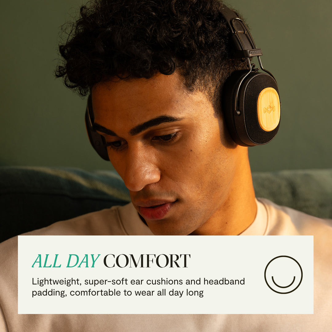 Signature Black | House of Marley Positive Vibration Riddim On-Ear Headphones