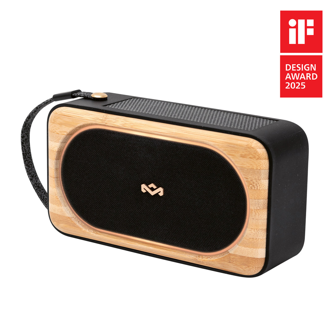 Signature Black | House of Marley Roots Solar Bluetooth Speaker