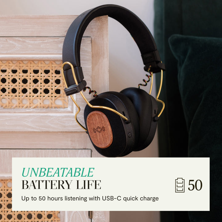 Rasta | House of Marley Positive Vibration Riddim On-Ear Headphones