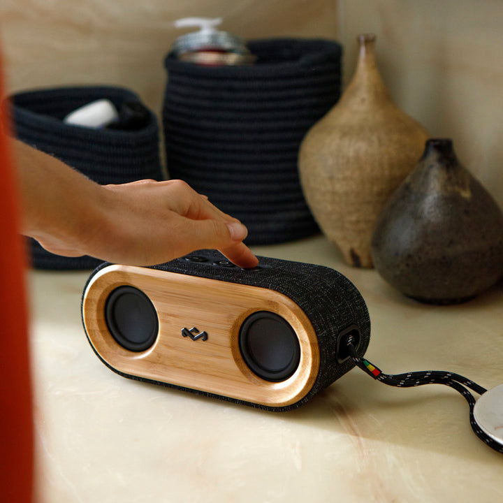 House of Marley Get Together 2 Mini Bluetooth Speaker - Powering On