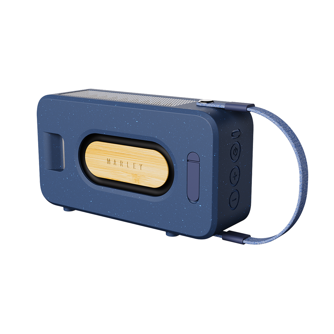 Blue | House of Marley Rise Up Solar Bluetooth Speaker