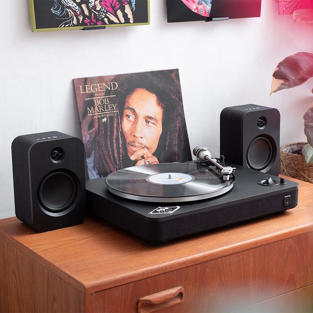 House of Marley Stir It Up Wireless Turntable - Black Edition