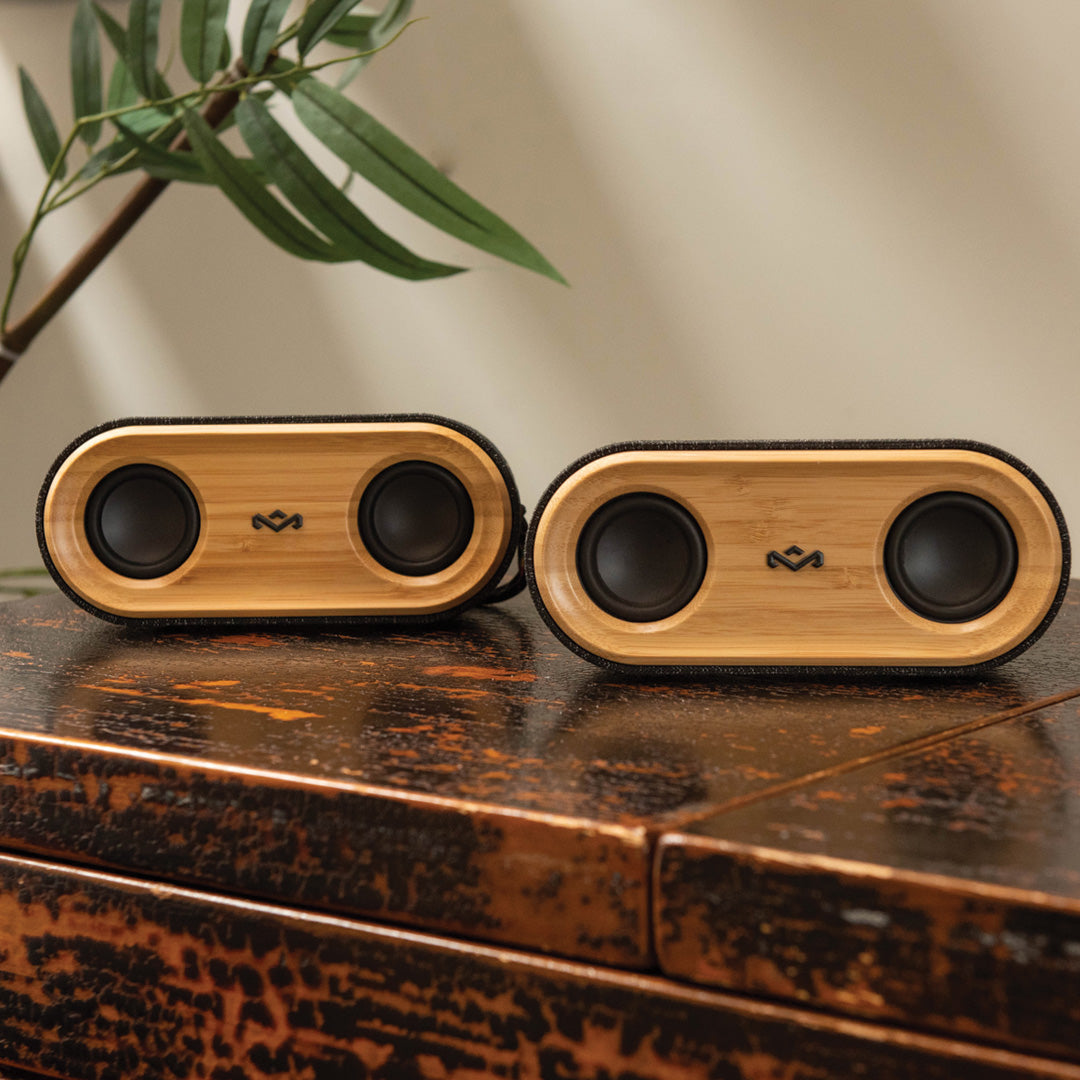 House of Marley Get Together 2 Mini Bluetooth Speaker - Paired together