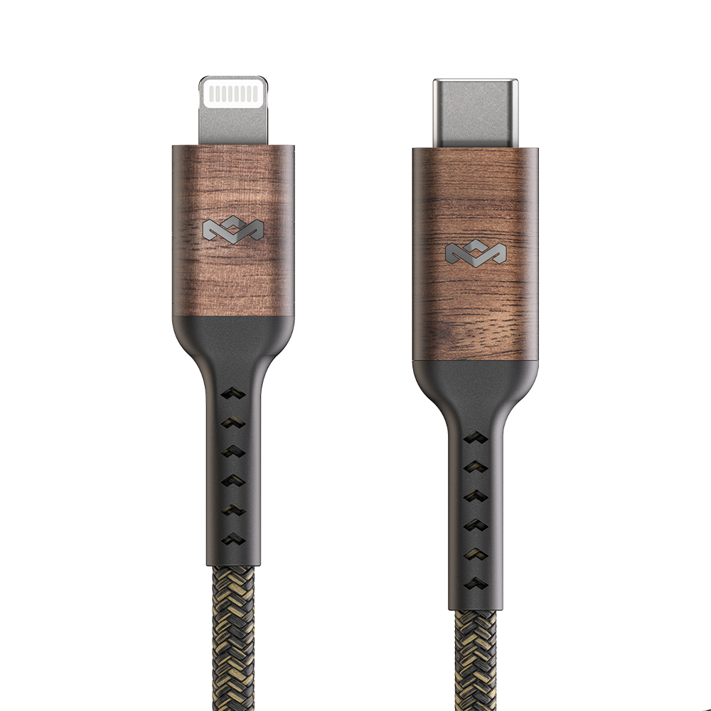1.5 Meters | 3 Meters | House of Marley REWIND® USB-C to Lightning Charging Cables