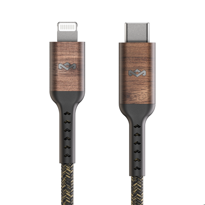 1.5 Meters | 3 Meters | House of Marley REWIND® USB-C to Lightning Charging Cables