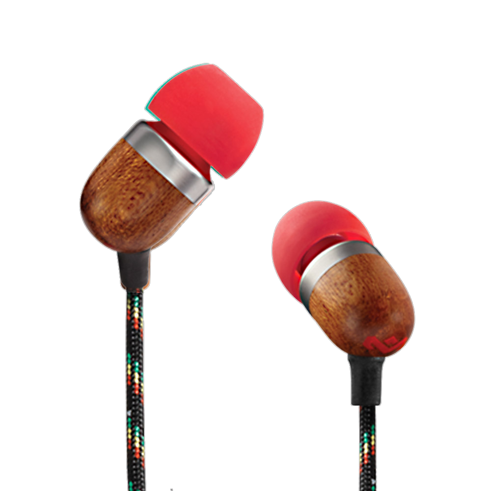 Red | Fire | Smile Jamaica In-Ear Headphones