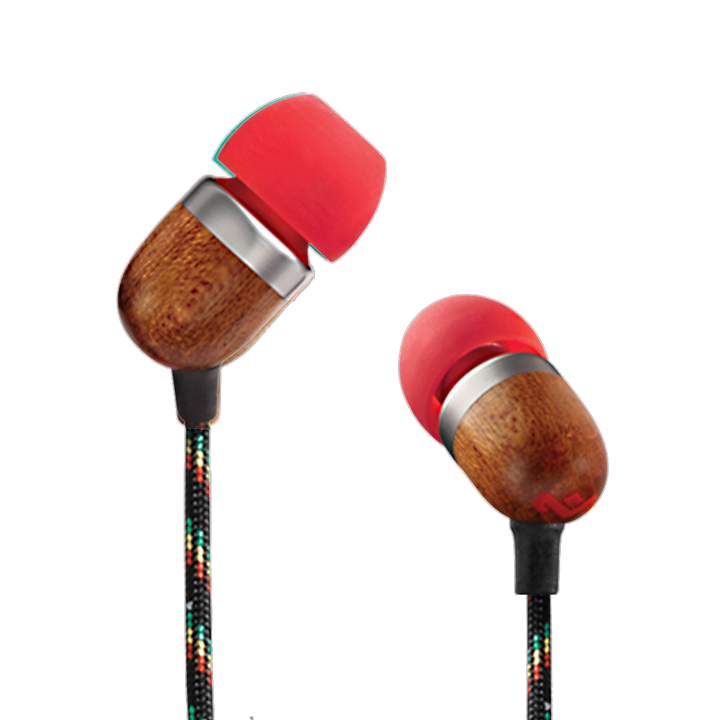 Red | Fire | Smile Jamaica In-Ear Headphones