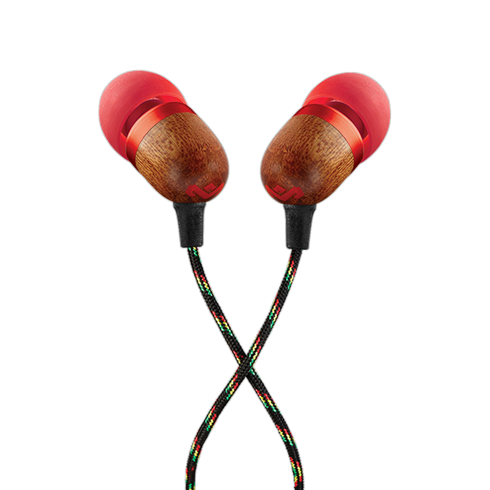 Fire | Red | Smile Jamaica In-Ear Headphones