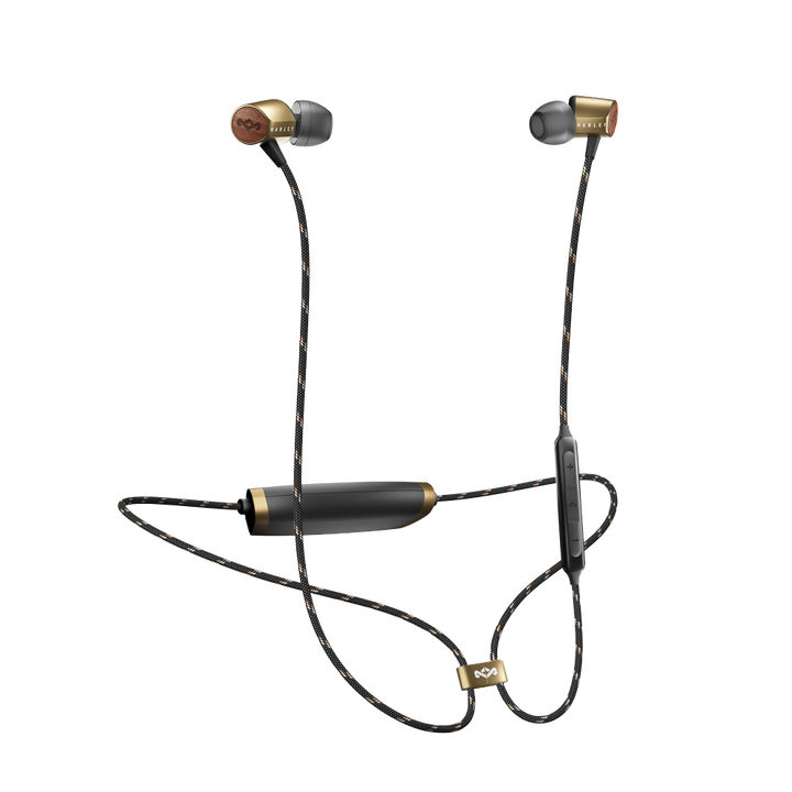 Brass | Uplift 2 Wireless Bluetooth Headphones Brass Angle