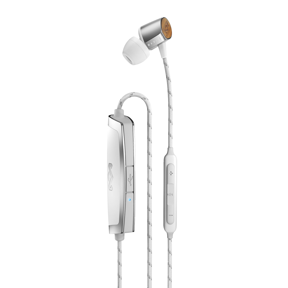 Silver | Uplift 2 Wireless Bluetooth Headphones Zoomed