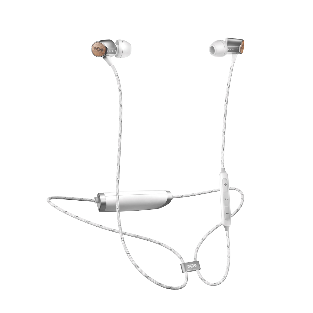 Silver | Uplift 2 Wireless Bluetooth Headphones  Angle