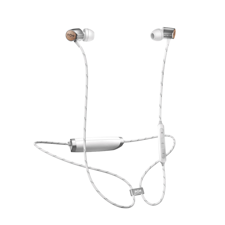 Silver | Uplift 2 Wireless Bluetooth Headphones  Angle