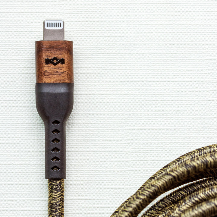 1.5 Meters | 3 Meters | House of Marley REWIND® USB-C to Lightning Charging Cables