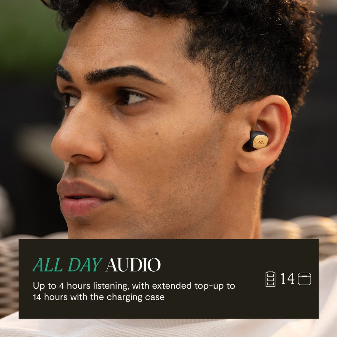 Signature Black | Smile Jamaica True Wireless Earbuds 4