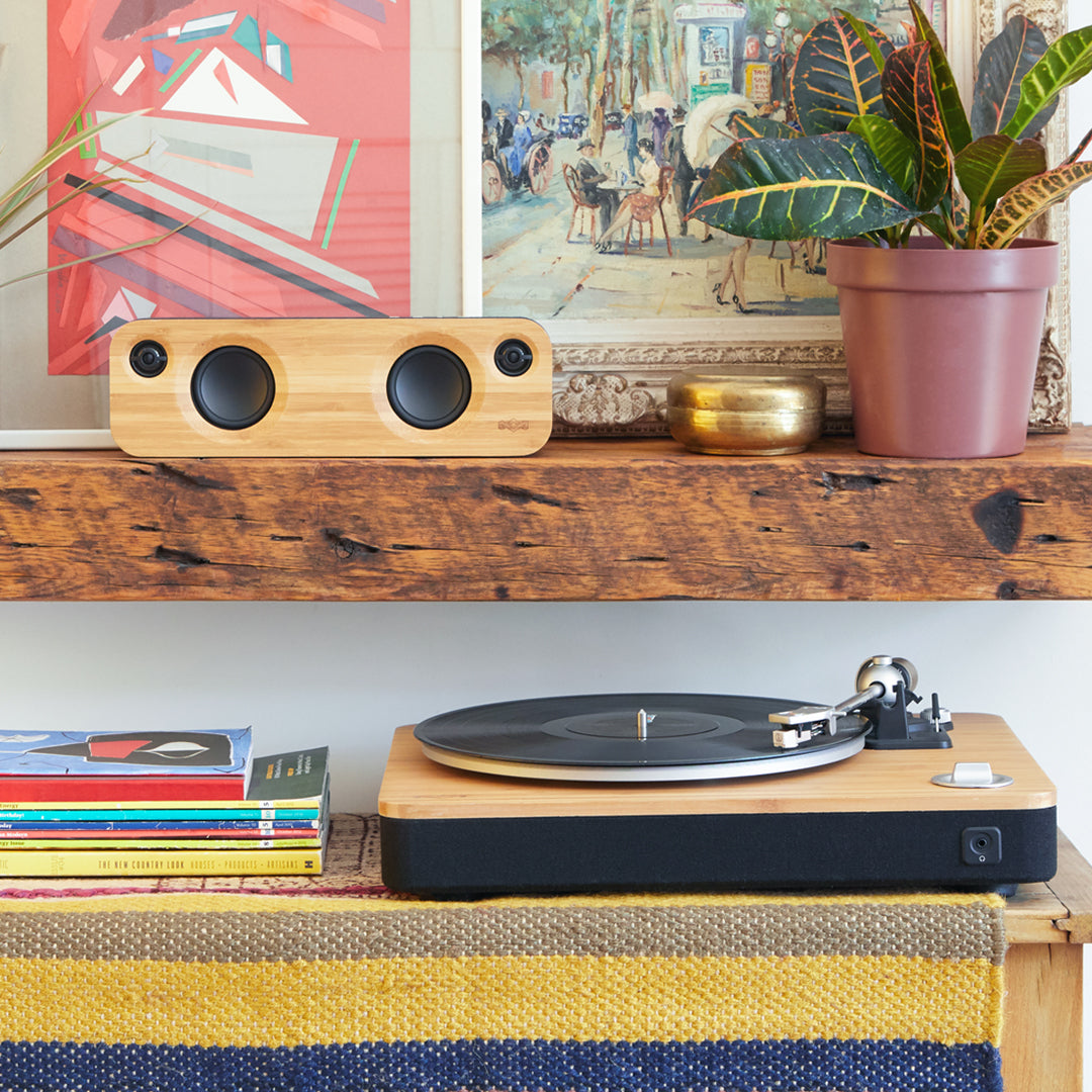 Stir It Up Turntable Vinyl Record Player Built in Amp USB - House of Marley