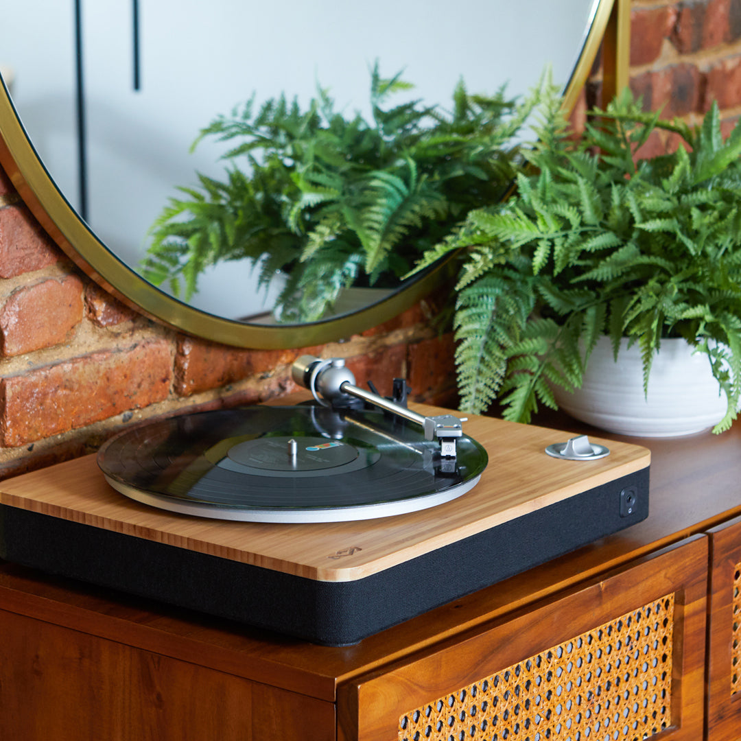 Stir It Up Turntable Vinyl Record Player Built in Amp USB - House of Marley