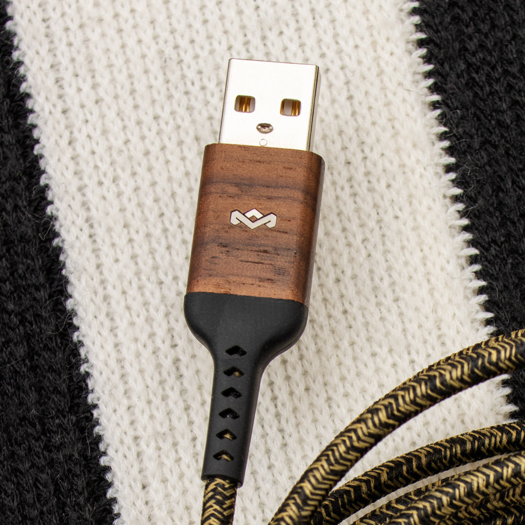 House of Marley REWIND® USB-C to USB-A Charging Cable - 3M
