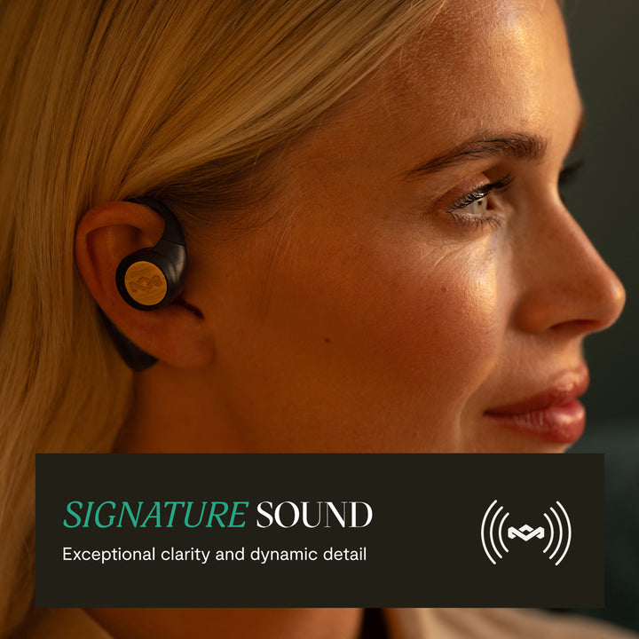 Signature Black | Liberate Open Ear True Wireless Earphones