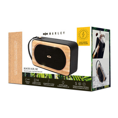 Signature Black | House of Marley Roots Solar Bluetooth Speaker