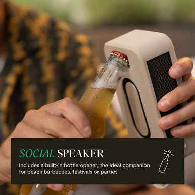 Cream | House of Marley Roots Solar Bluetooth Speaker