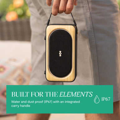 Signature Black | House of Marley Roots Solar Bluetooth Speaker