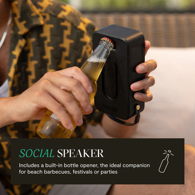 Signature Black | House of Marley Roots Solar Bluetooth Speaker