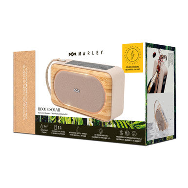 Cream | House of Marley Roots Solar Bluetooth Speaker