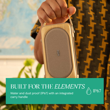 Cream | House of Marley Roots Solar Bluetooth Speaker