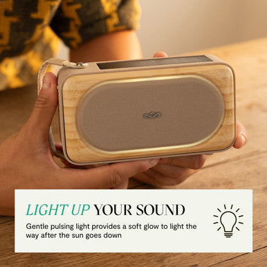 Cream | House of Marley Roots Solar Bluetooth Speaker