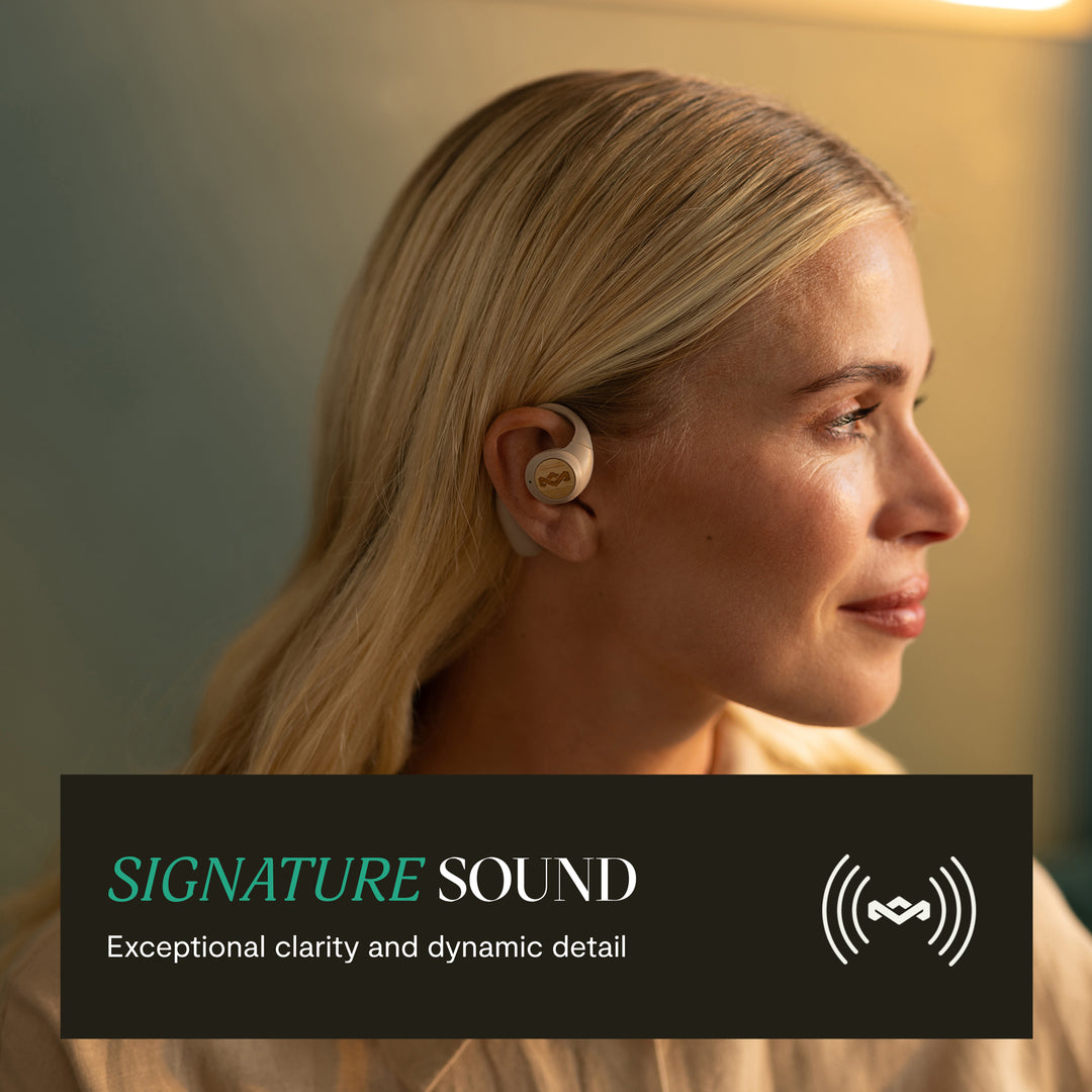Cream | Liberate Open Ear True Wireless Earphones