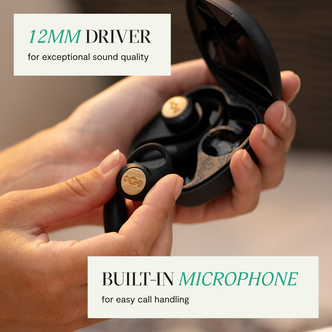 Signature Black | Liberate Open Ear True Wireless Earphones