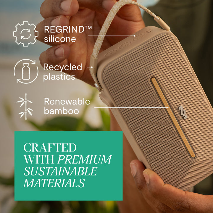 Cream | House of Marley Rise Up Solar Bluetooth Speaker