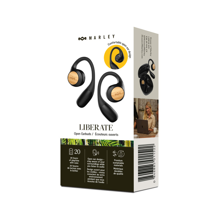 Signature Black | Liberate Open Ear True Wireless Earphones