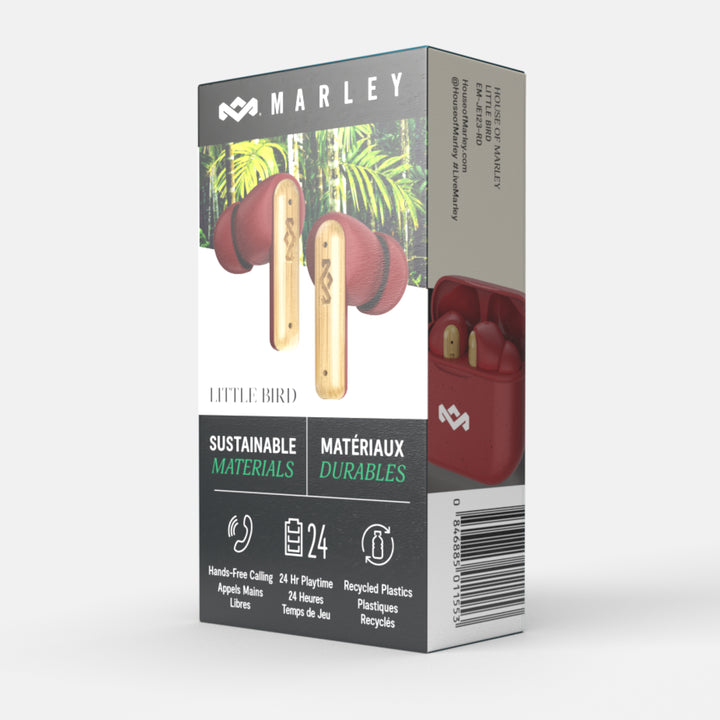 Red | Little Bird True Wireless Earbuds