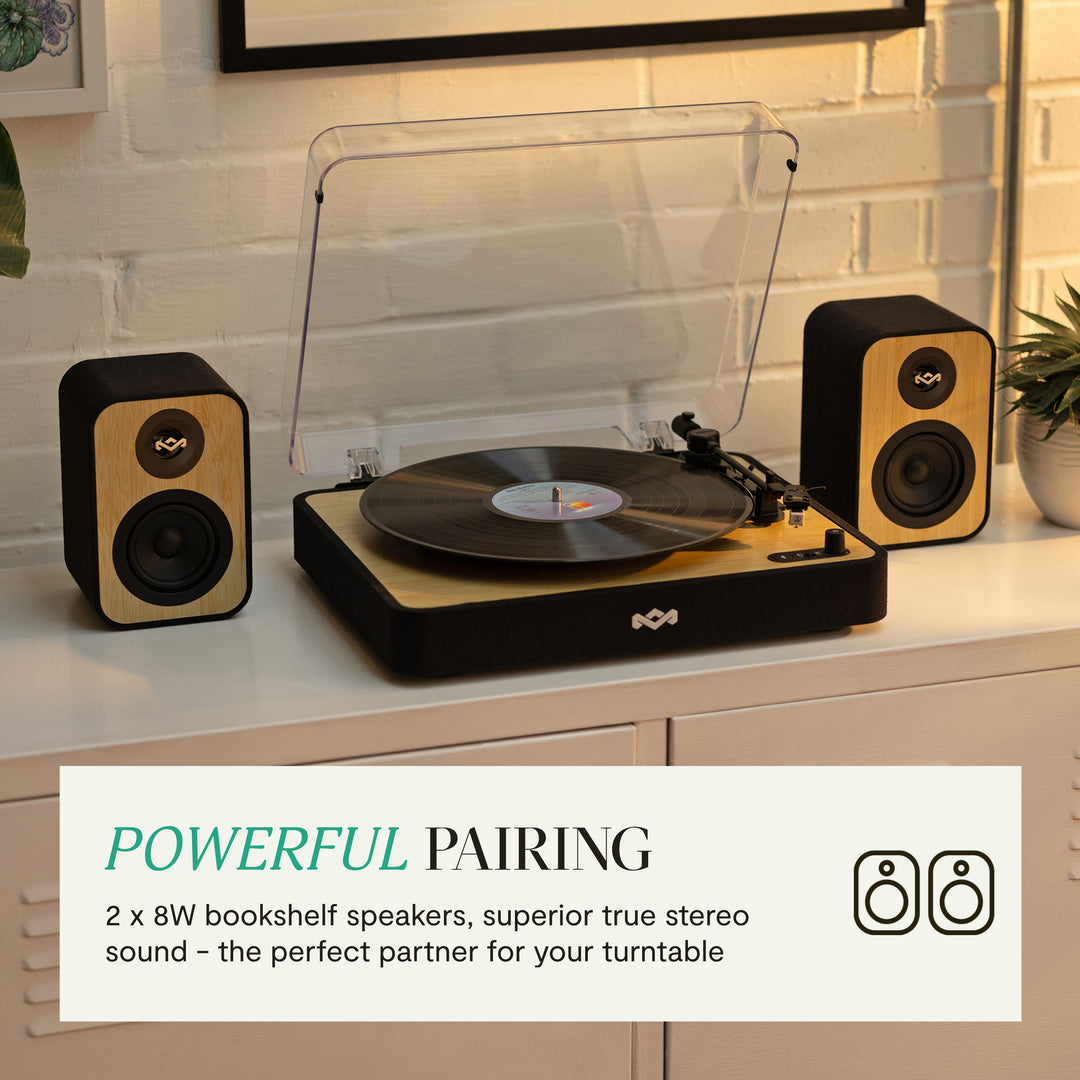 Signature Black | Uplift Bookshelf Speakers 2 x 8W bookshelf speakers