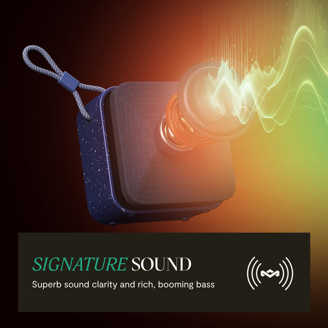 Blue | House of Marley Rise Up Bluetooth Speaker