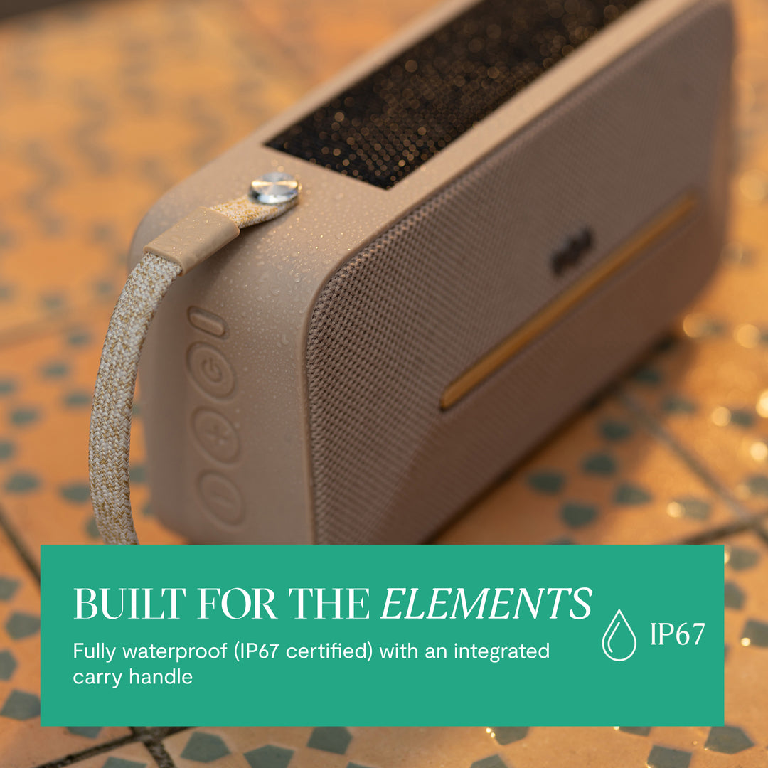 Cream | House of Marley Rise Up Solar Bluetooth Speaker