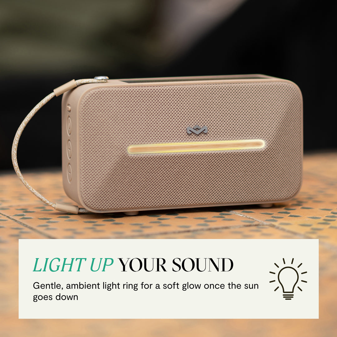 Cream | House of Marley Rise Up Solar Bluetooth Speaker