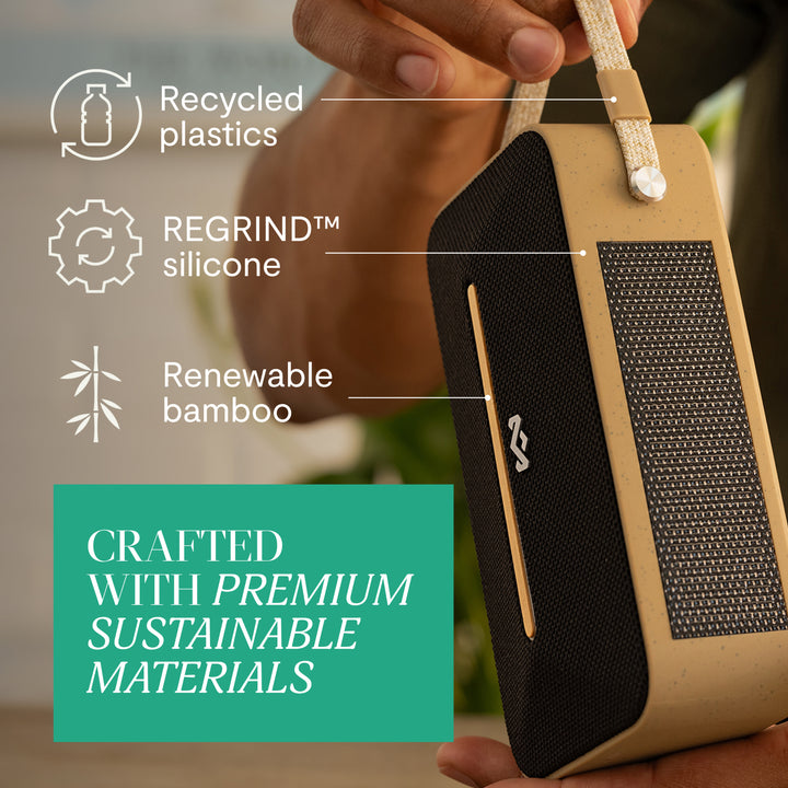 Signature Black | House of Marley Rise Up Solar Bluetooth Speaker