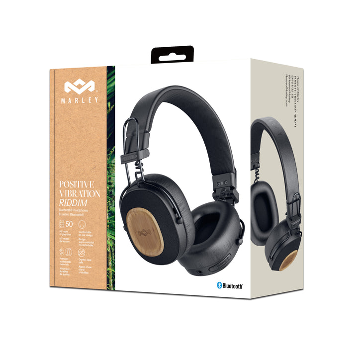 Signature Black | House of Marley Positive Vibration Riddim On-Ear Headphones
