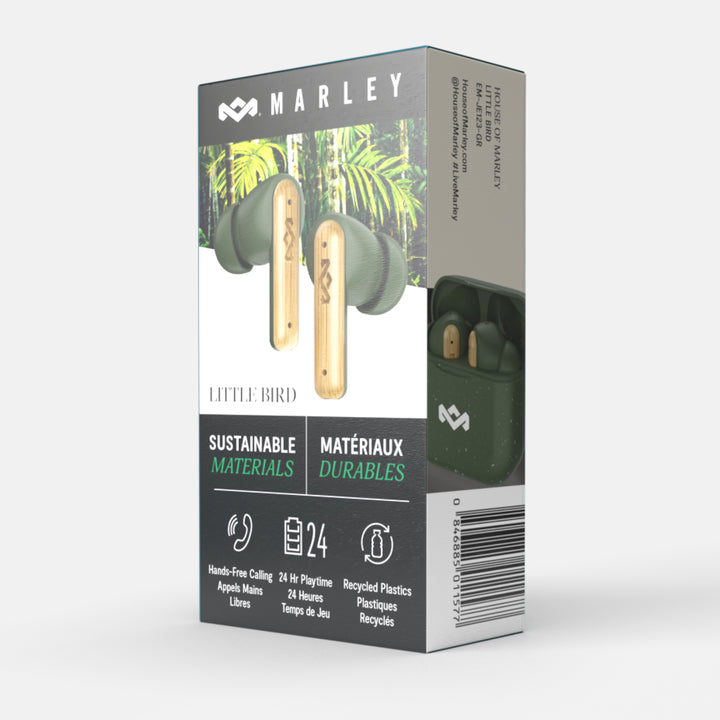 Green | Little Bird True Wireless Earbuds