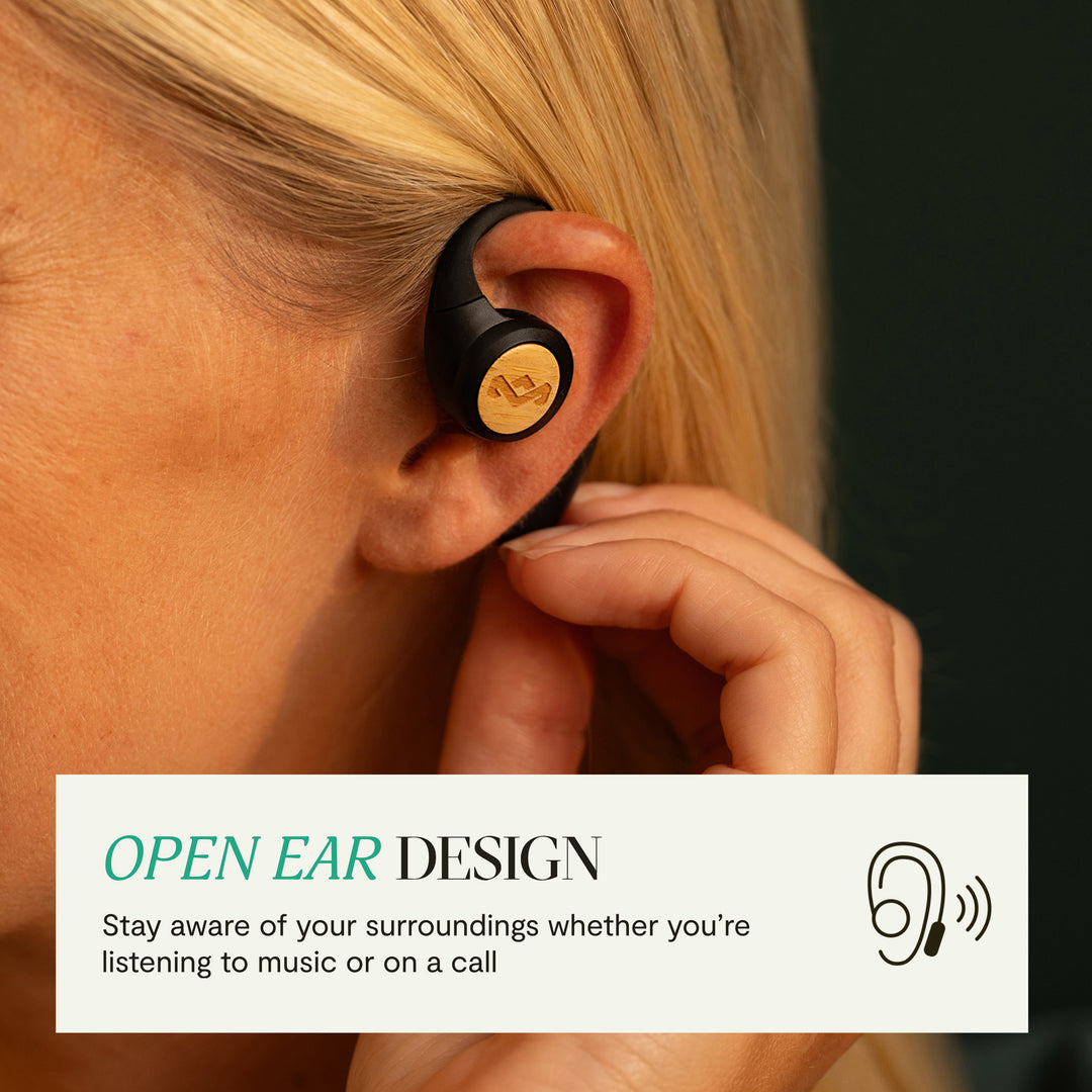 Signature Black | Liberate Open Ear True Wireless Earphones