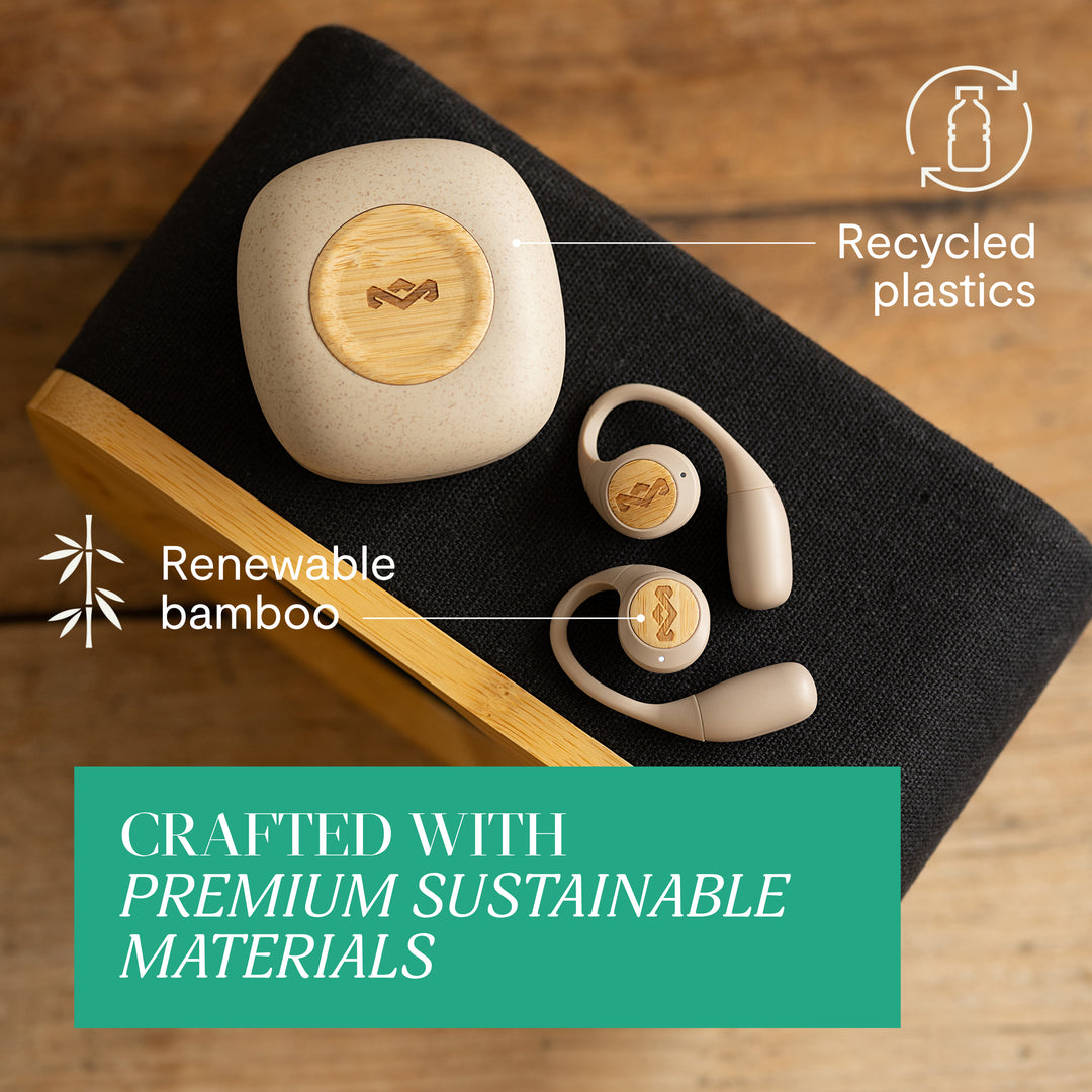 Cream | Liberate Open Ear True Wireless Earphones